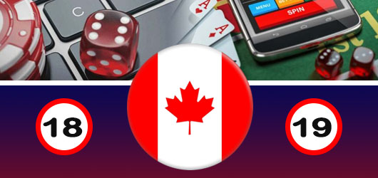 Âge minimum légal pour jouer au casino au Canada